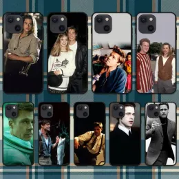 Brad Pitt telefonfodral för iPhone 11 12 mini 13 14 Pro xs max x 8 7 6s plus 5 se xr shell