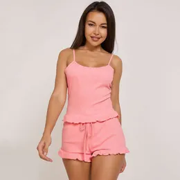 Kadın Placeswear Set Set Set Kadın Pijama Şortları Takım Baskı iç çamaşırı Pijama Seksi iç çamaşırı KAYNAK KADINLAR GEÇMİŞLER NEDEN LAINGE GEÇ