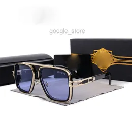 2024 Vintage Pilot Square Women Men Męskie okulary przeciwsłoneczne projektant mody Shades Golden Frame Style Sun Mens Uv400 Gradient LXN-EVO Dita Sunglass