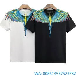 Transporte gratuito de camisetas de algodão Marce de alta qualidade Summer, moda de camiseta de mangas curtas americanas e de mangas curtas e md206 estampado casual