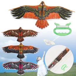 Aquila piatta aquila 11m uccello volante con linea da regalo di grandi dimensioni per bambini grandi gite in famiglia sport esterno giocattolo fai -da -te 240407