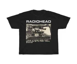 Radiohead T Shirt Erkekler Moda Yaz Pamuk Tshirts Çocuk Hip Hop Üstleri Arktik Maymunlar Tees Kadınlar TOPS RO Boy Camisetas Hombre T2203001065