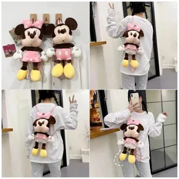 New Cute Mouse Toy Bag Children's Doll Festival Gift Girl Heart Double Backpack Mobile Lipstick