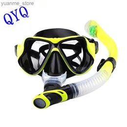 Maschere immersioni professionisti della maschera immersione subacquea subacquee subaccoppiati occhiali da immergersi a snorkeling maschera da immersione da snorkeling attrezzatura y240410