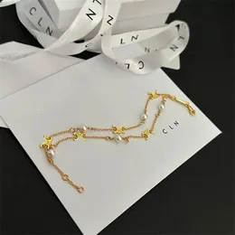 Дизайнер бренд, золото, жемчужные браслеты, браслеты для элегантных женщин.