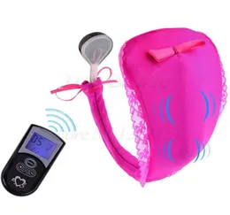 10 velocidade invisível vestível C String calcinha vibratória de roupas íntimas fêmeas Strapon CLITORAL VIBRADORES TRHO TRMOLO SEXO PARA MULHERES S3900383