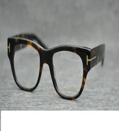 Tom TF5040 NYA TF Fashion Men Kvinnor Retro Myopia Glasögon unisex Full Frame Fine Glass med Box Case Brand Man Eyeglasses Ford1775551
