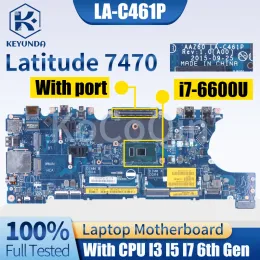 Материнская плата для Dell Latitude E7470 7470 ноутбука мейнборная LAC461P 0VNKRJ 0DGYY5 0YDW8F 03GMP2 0V2N4V I3 I5 I7 6th DDR4 Motherboard ноутбука