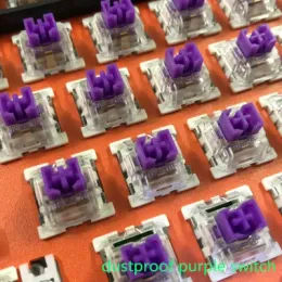 キーボードオリジナルOutemu MX Gold Silent Grey White Dustproof Purple Gree Switch for Mechanical Keyboard