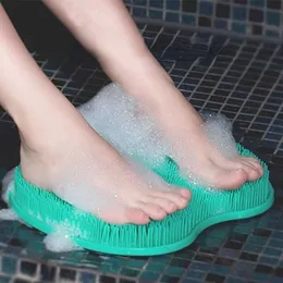 غسل وفرك القدم متعددة الوظائف للأشخاص الكسولون لفرشاة Feettake A Bathake و FRESS ظهورهم كأداة سحرية