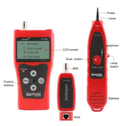 NOYAFA NF-308S Network Cable Tester Mät längd Wiremap Tester LCD Displaykabel Tracker RJ45 RJ11 Network Tester Tools Tools Tools