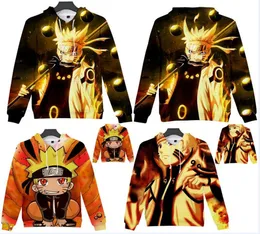 Wholesale- New Fashion Sasuke 3D Anime Hoodie Sweatshirt Male Long Sleeve Outerwear Pullovers Jacket Men5287078