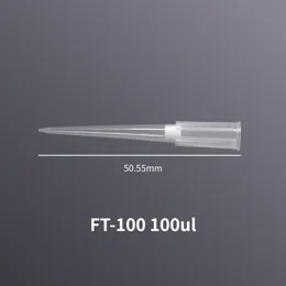 1000pcs LabSelect Laboratory Bag Filter Tips PP Material 10UL-31.65mm/100ul -50.55mm/1000UL-77.98mm