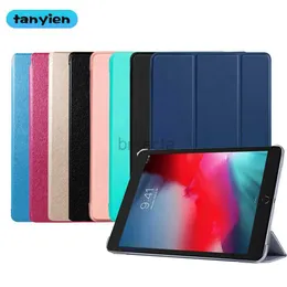 Tablet PC -fodral Bags Tablet Case för iPad Mini 5 7.9 2019 Mini5 5: e generationen A2124 A2125 A2126 Trifold Stand Funna Leather Flip Smart Cover 240411