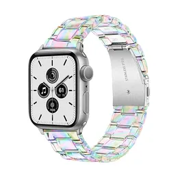 Strap for Apple Watch Band 40mm 44mm 41mm 45mm 38mm 42mm 40 Mm Plastic Bracelet IWatch Series 3 4 5 6 Se 7 Band