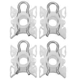 4pcs for BMW E36 E32 E34 Car Window Sliding Pivot Clips White Plastic Front Window Lift Rail Regulator Sliding Clips