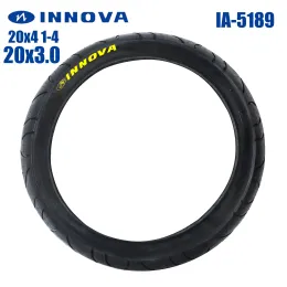 Innova Fat Tire 20x3.0 20x4.0 스노우 와이어 타이어 원래 블랙 블루 녹색 전기 자전거 타이어 산악 자전거 액세서리 및 튜브