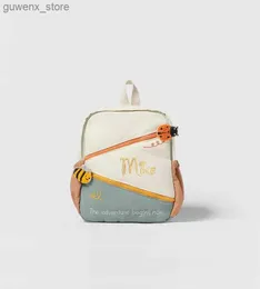 Zaini Nome personalizzato Simple Modern Kids Coloral Backpack per bambini per ragazzi School Y240411