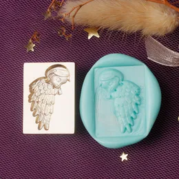 Rose Bird Wax Stamp Multi-Layer Dreidimensional Seal Schöne Engel Feuer Siegel Hochzeitsgrußkarte Dekoration