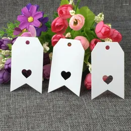 Decorazione per feste 400pcs/lotto etichette di carta kraft etichetta Hang Wedding Cake Fondant Faius Blank Tag 7x4cm