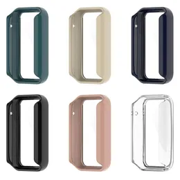 Full Cover PC Case+Tempered Glass Screen Protector för Xiaomi Band 7 Pro Smart Watch Accessories for Mi Band 7 Pro Bumper Shell