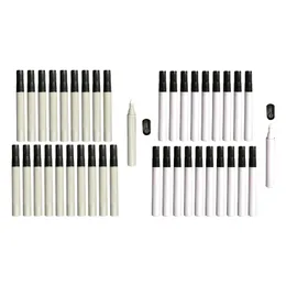 10x Empty Fillable Blank Paint Pen Markers Fill with Your Own Art ,Pen Rod Barrels Tube Auto Painting for Art, Painting