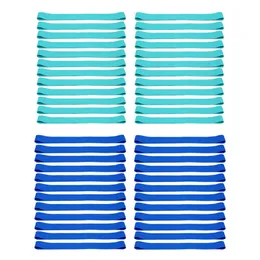 24Pcs Beach Towel Clips Bands Lightweight Windproof Elastic Towel Bands Stretch Chair Bands Towel Holder For Vacation