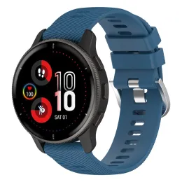 18mm 20mm 22 mm di orologi per Garmin Venu 2 Plus 2S Sq Vivoactive 4 3 4S Vivomove 3S Cinta attiva Bracciale silicone Bracciale Canda