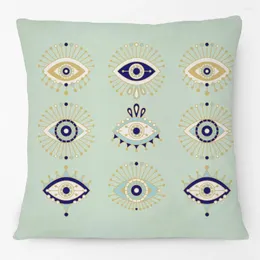 Pillow Turkish Evil Eye Mandala Greek Tree Cover The Middle East Home Decorative Sofa Throw Case
