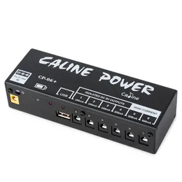 Caline CP-06+ Gitar Etkisi Pedal Güç Kaynağı 6 Bağımsız Çıkış Sağlar Müdahale Önleyici Gürültü Gitar Parçaları Aksesuarları