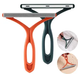 مزيل الوبر المحمولة مزدوج الشعر الأليف مزيل الشعر النظيف أدوات نظيفة Sweater Sweater Cleaner Scraper للملابس السجاد