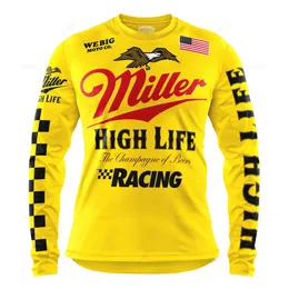 Motocross Enduro Downhill Jersey, MX Cycling Mountain Bike, MTB Racing Shirt, Fishing Hunting Ubrania, DH