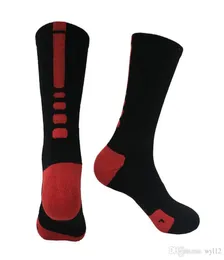 2pcs1pair USA Professionelle Elite -Basketball -Socken Langknie Sports Socken Männer Modekompression Wärme Wintersocken WHO6093491