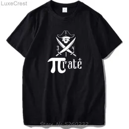 Mens T-shirts Pirate Tshirt Men Funny Pi Math 3.14 Camiseta Anime Skull Cotton Tops Geek Short Sleeve Round Collar t Shirts Fashion
