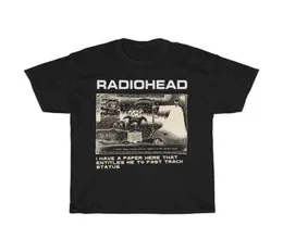 Radiohead T Shirt Erkekler Moda Yaz Pamuk Tshirts Çocuk Hip Hop Üstleri Arktik Maymunlar Tees Kadınlar TOPS RO Boy Camisetas Hombre T2203174948