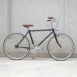 24 inç vintage yol bisikleti tek hızlı çerçeve bisiklet yetişkinler için küçük tekerlek seti mtb palet bisiklet şehir yarış bisiklet ücretsiz kargo