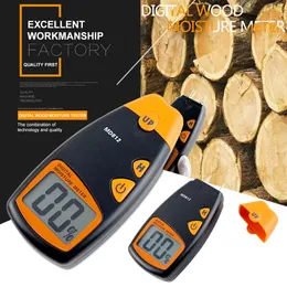 5% ~ 40% träfuktmätare 2PIN 4PIN Träfuktighetstestning Hygrometer Timber Damp Detector Tree Density Digitala träbearbetningsverktyg