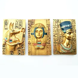 3d kylmagnet egyptisk mytologi anubis drottning magnetiska kylskåp klistermärken Mellanöstern reser gåvor kylmagneter klistermärke