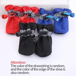 4pcs/set防水ペットドッグシューズChihuahua Safety Anti-Slip Rain Boots Footwear for Small Cats Dogs Puppy Outdoor Booties