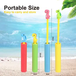 Eva Water Blaster in schiuma Scattatura Acqua Spaccatura Summer Dinosaur Gun Gun Toys Toys Toys's Beach Toys per bambini Kids Kids