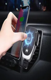 QI Car Charger Fast Wireless Cell Phone Chargers Charging Car Mount Phone Holder For iPhone XS Max Xr X Samsung S92416922