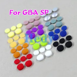 1set para GBA SP Substituta parafuso Plugue de pó de borracha de borracha para Gameboy Advance SP Habitação de casca de casca luminosa