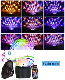 Bluetooth Hoparlör Kristal Gece Partisi Işık Projektör Sahne Lambası ile 3 Arada 1 Disco Ball Işığı Gece Işığı7937319