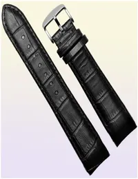 شاهد نطاقات عالية Curve Curve End Band for BL900237 05A BT000112E 01A STRAP 20mm 21mm 22mm Black Brown Cow Leather Band4416002