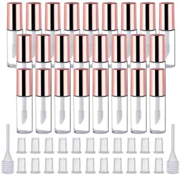 25 PCS 12 ML GÜZ GİDERİ Boş Dudak Tüpleri Konteynerler DIY Makyajı için Mini Yeniden Dolaştırılabilir Dudak Şişeleri Temizle