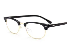 2020 Classic Rivet Half Frames Eyeglasses Vintage Retro Optica Eye Glasses Frame Men Women Clear Spectacle Frame Eyewear De7501308