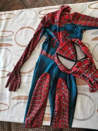 Klasik Raimi Spider Suit Yetişkinler Çocuk Süper Kahraman Cosplay Cosplay Zentai Suit Cadılar Bayramı Bodysuit Man Boys