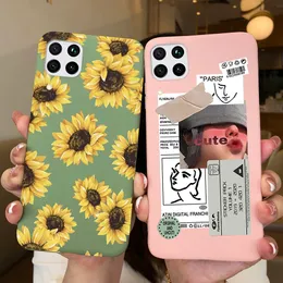 For Huawei Nova 7i 6 SE P40 lite New Phone cover Fancy Popular Pattern Sunflower silicone Case For Hauwei Nova 7i Funda JNY-L22B