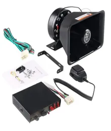 Araba Alarm Boynuzları Megafon Elektronik Hoparlör12V 200W 180db yüksek sesle araba siren mikrofon PA hoparlör uyarı ayarlanabilir 9 ton4547489