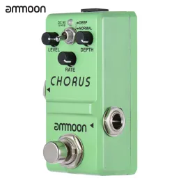 Cabos MUMOON AP14 Pedal Nano Série de guitarra Nano Efeito elétrico Efeito Pedal Croco Analógico True Bypass Bypass Alumínio Acessórios de guitarra de alumínio